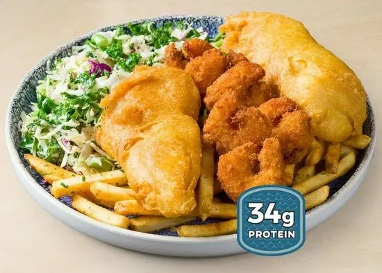 BATTERED FISH & BREADED SHRIMP