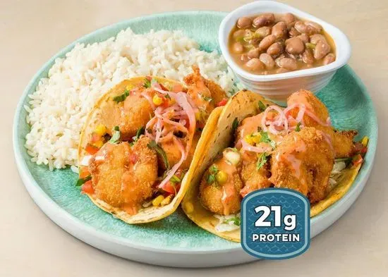 BREADED SHRIMP TACO COMBO