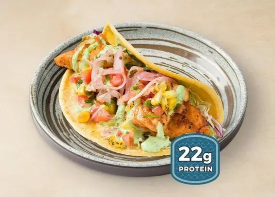 CAJUN SALMON TACO