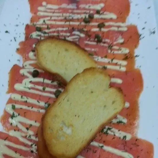 Gravlax Salmon Appetizer