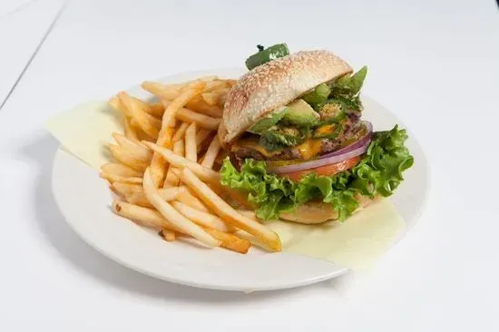 Crispy Jalapeño Burger