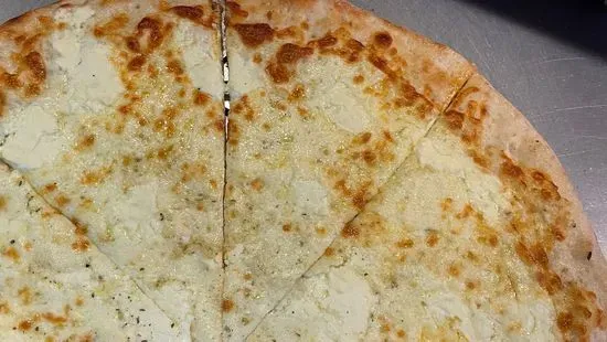 White Pizza Slice