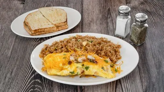 Chicken Fajita omelet