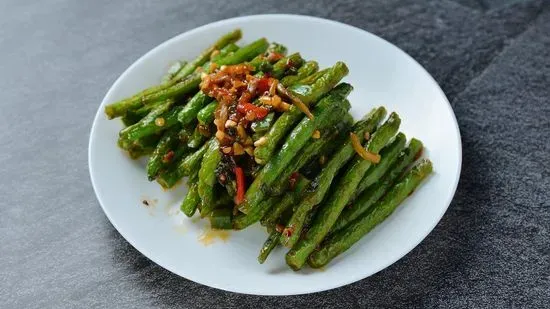 Braised String Beans in Garlic Sauce / 干偏四季豆