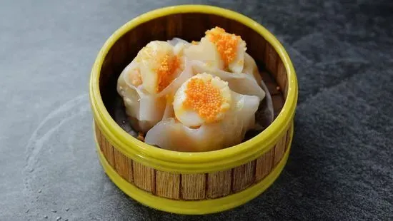 Steamed Scallop & Shrimp Dumpling 鳳眼餃