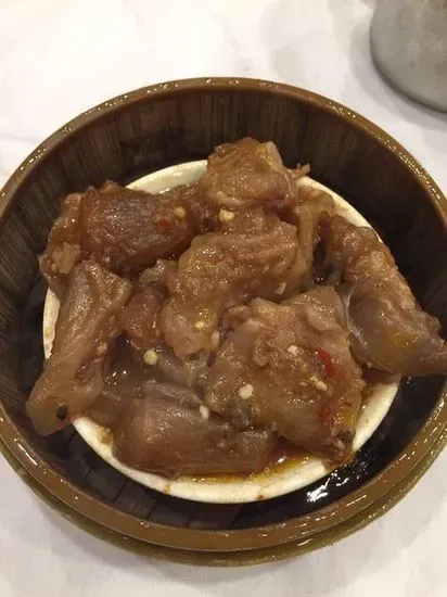 Steamed Beef Tendon w/ Satay Sauce 沙爹牛筋