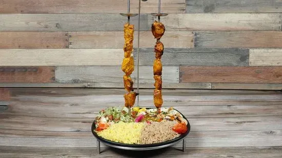 Chicken Kabob plate