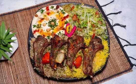 Lamb chops plate