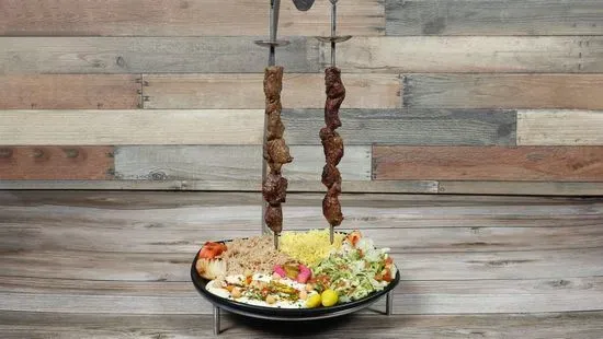 Filet Mignon Kabob plate