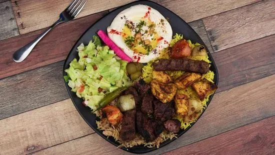 Mix Combo kabob plate