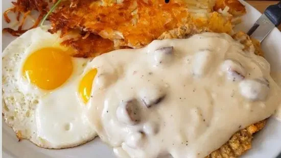 Country Fried Steak & Eggs