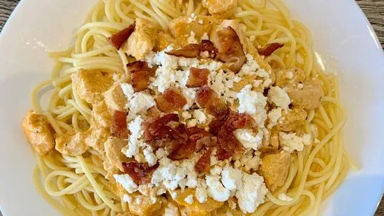 Chicken Spaghetti Bacon Goodness