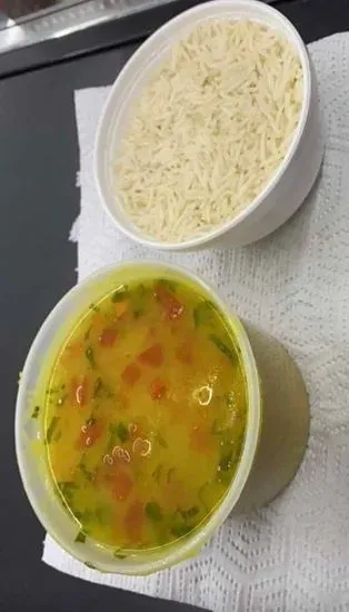 Dal Fry with rice