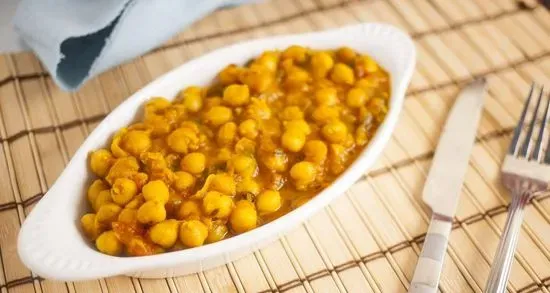 Chana Masala with rice