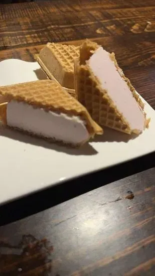 frozen wafer strawberry