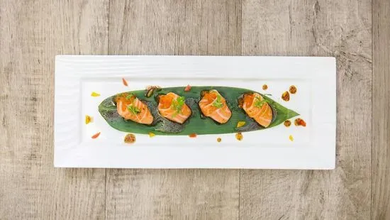 salmon crudo