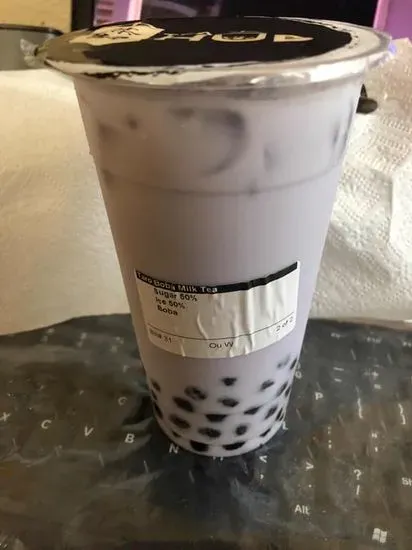 Taro Boba Milk Tea 香芋珍珠奶茶