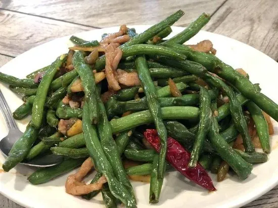 Minced Pork String Bean 干扁肉絲四季豆