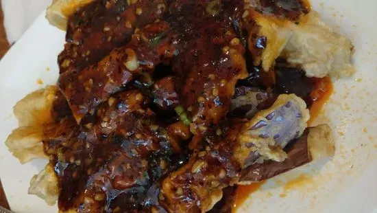 Eggplant in Garlic Sauce