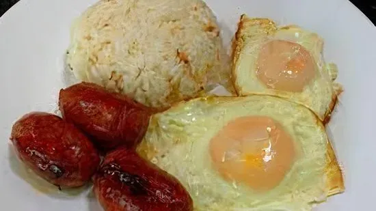 Longsilog (Pork Sausage)