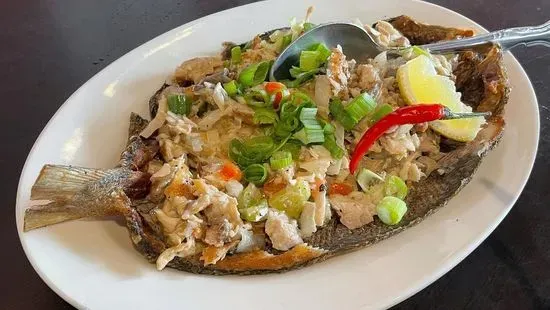 Bangus Sisig  (Sizzling Boneless Marinated Milkfish)