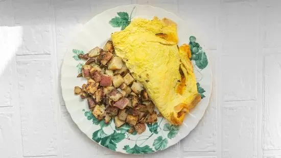 Ham & Two-Cheese Omelette