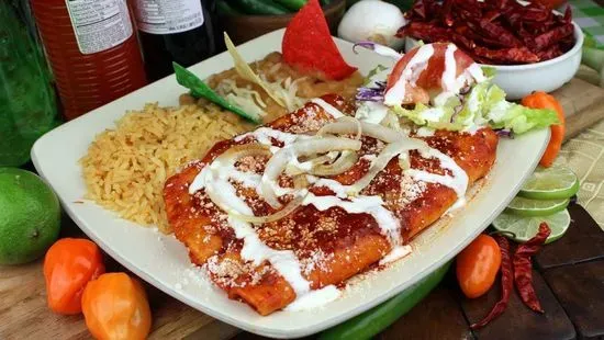 Cheese enchiladas 