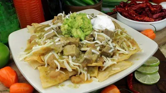 nachos de chile verde 