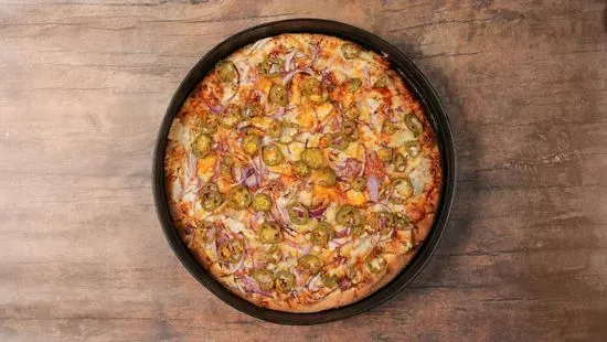 Smoky Bourbon BBQ Chicken Pizza