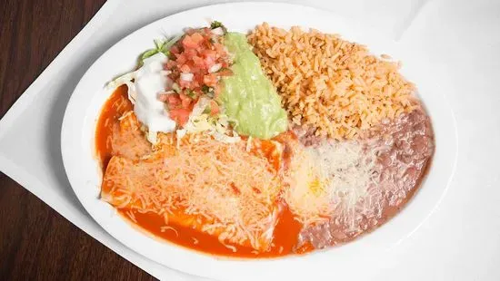 CHEESE ENCHILADA PLATE