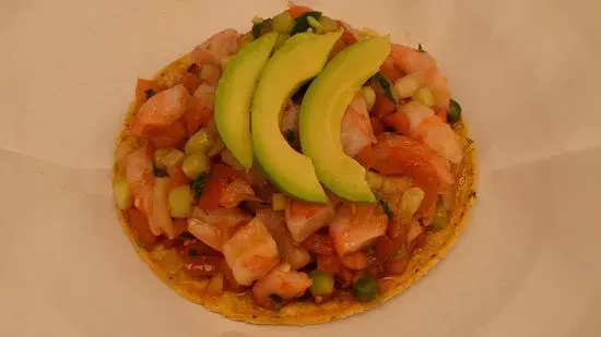 SHRIMP TOSTADA