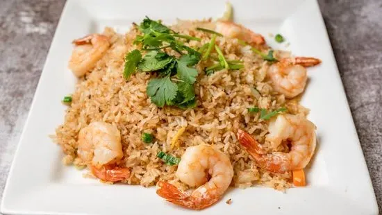 54. Shrimp or Seafood Fried Rice /  Cơm Chiên Tôm Hoặc Đồ Biển