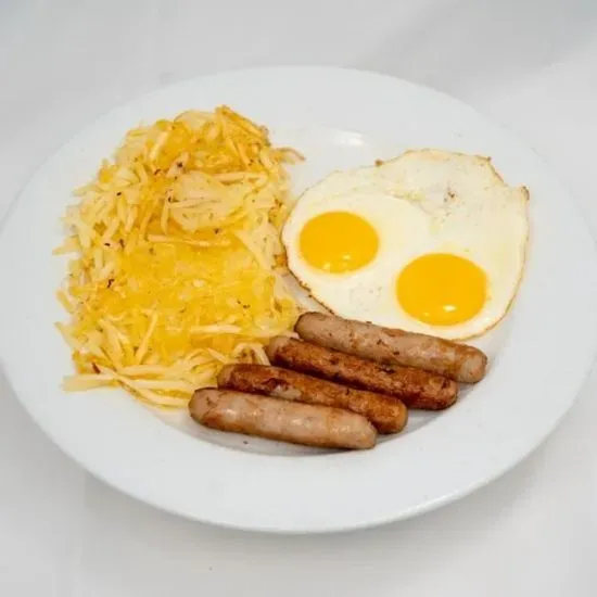 Link Sausage & 3 Eggs