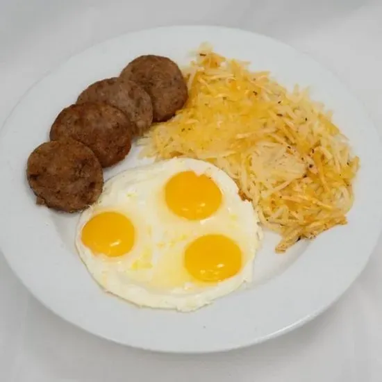 Country Sausage & 3 Eggs