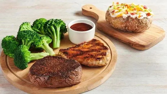 Sirloin* & Grilled Chicken