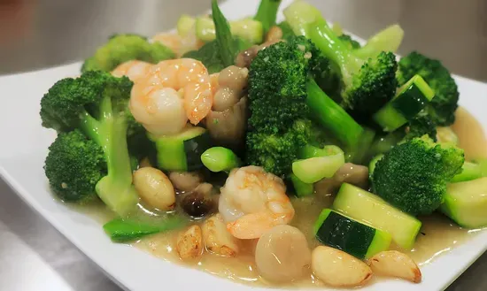 大蒜虾/Garlic Prawns