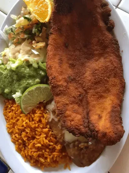 Filete Empanizado/ breaded fish filet Plate 