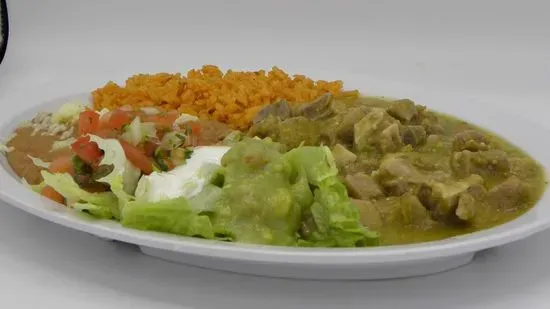 Plato de Chile Verde