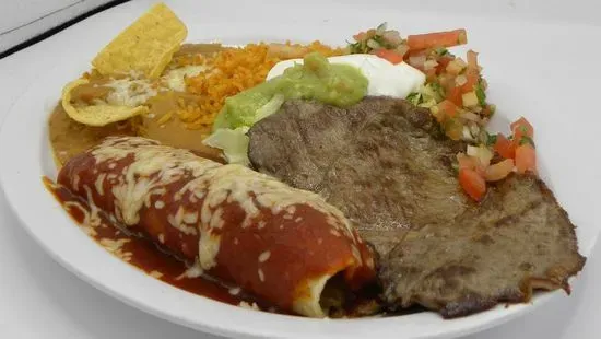 Carne Asada (1) & Enchilada (1)