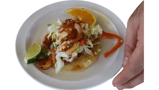 Taco de Camaron/Baja Shrimp Taco