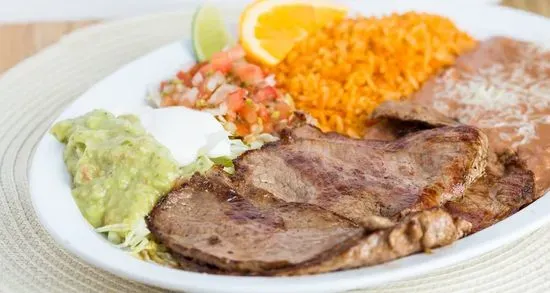 Plato de Carne Asada