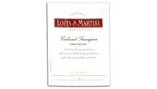 Louis M. Martini "Napa Valley" - 2019 - Bottle togo