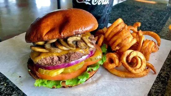 Mushroom Cheeseburger