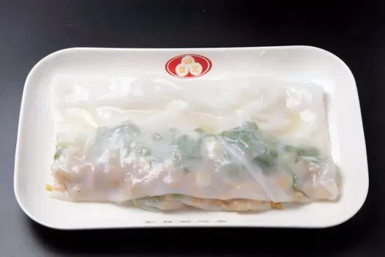 Dry Shrimp and Scallions Rice Noodle Roll