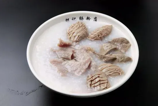 Sliced Pork,Liver and Kidney Congee