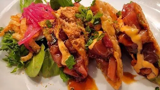 Bluefin Tuna Crispy Taco