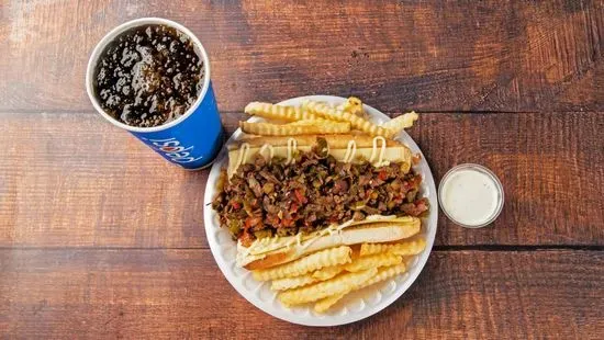 #10. Philly Cheesesteak Combo