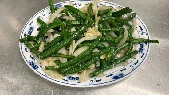 garlic green beans