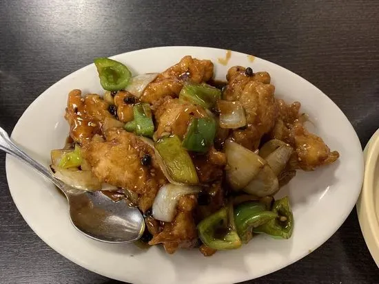 Fish Fillet with Black Bean Sauce
