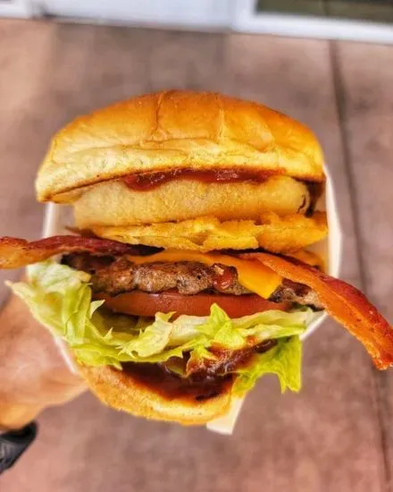 Sourdough Bacon Cheeseburger